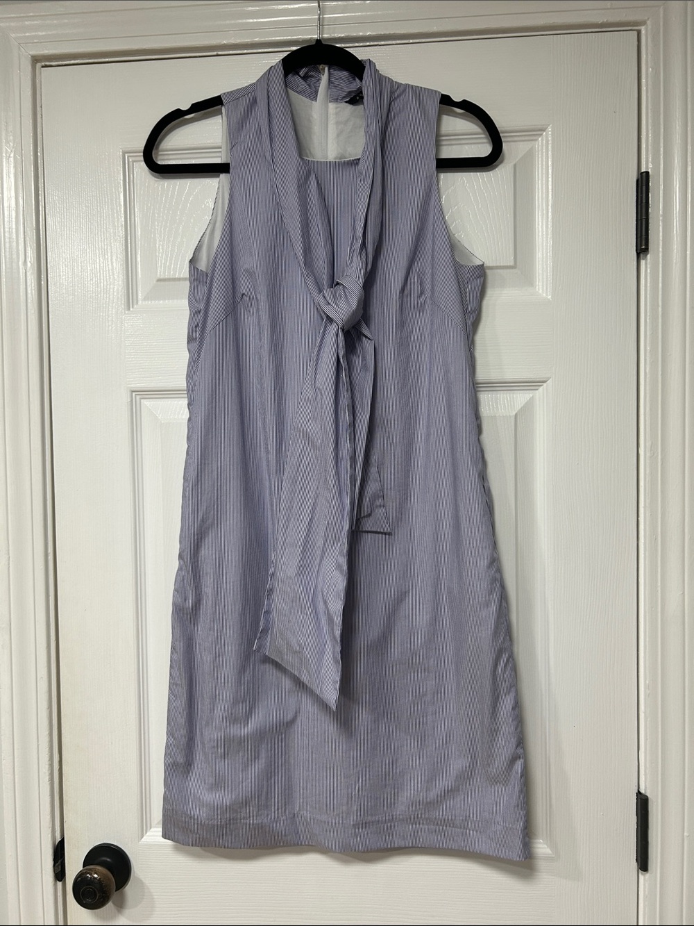 Banana Republic blue and white stripe dress. Size 2
